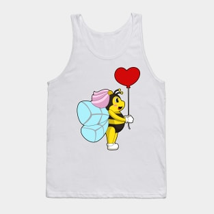 Bee Bride Balloon Wedding Tank Top